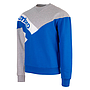 BRANDED VINTAGE PANELLED SWEAT GREY MARL / REGAL BLUE / BRILLIANT WHITE