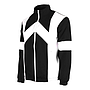 65498U-HGF PANELLED FZ WINDBREAKER BLACK / GREY MARL / BRILLIANT WHITE