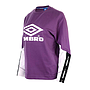 UMJL0055-Z3N LINA SWEAT TOP WOMEN COSMOS/GREY/BRIGHT WHITE