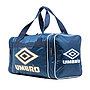 30775U-C5D RETRO SMALL HOLDALL BLUE / WHITE / BRONZE