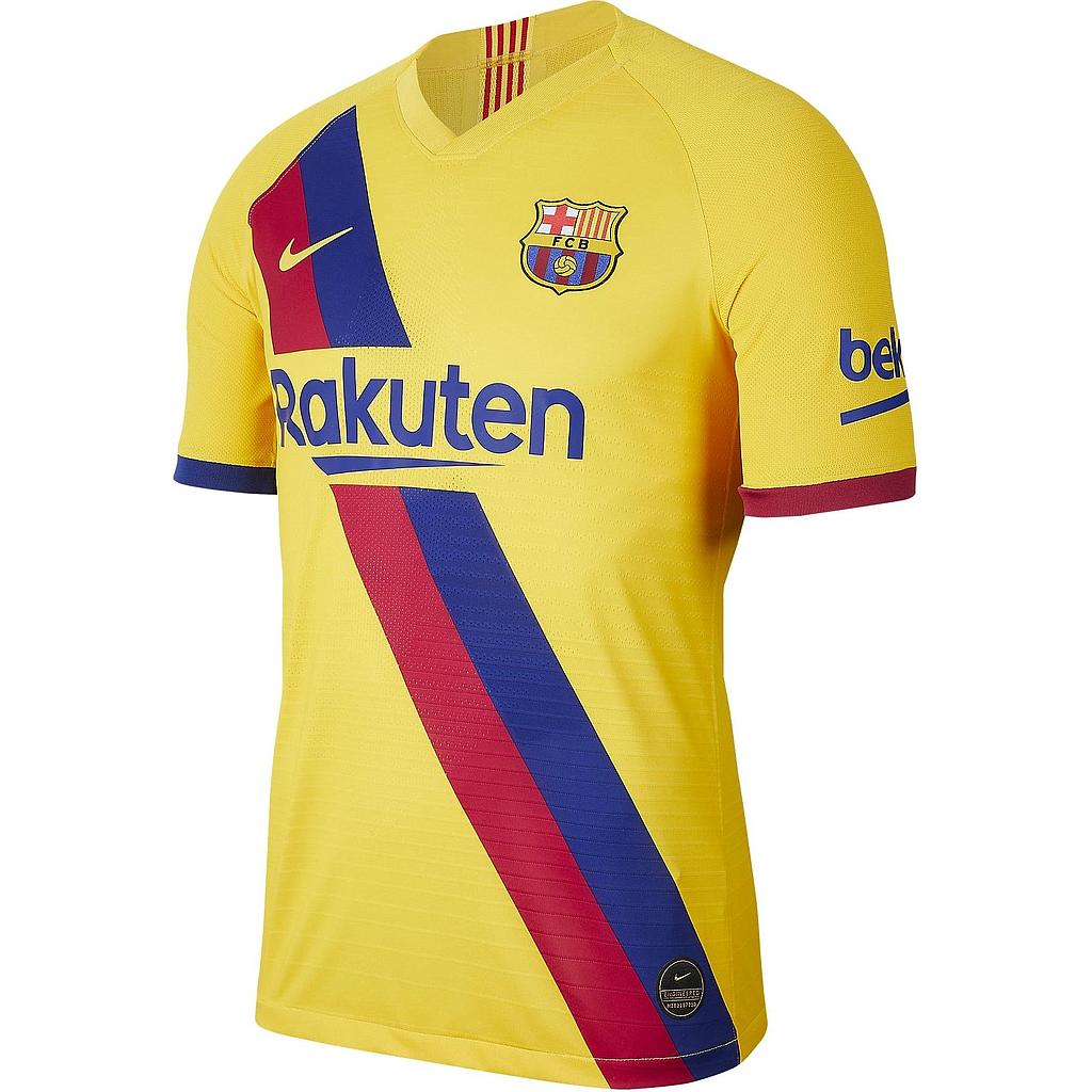 Camiseta Fútbol Nike FCB 19/20 Amarilla