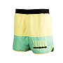 C10007-JJU-ETHOS SWIM SHORT BLACK / SOFT YELLOW / AQUA MINT