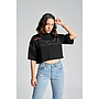Camiseta Alto Crop Tee Negra
