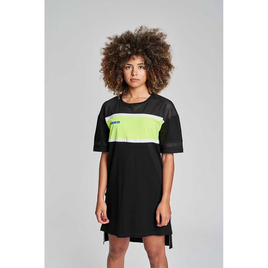 Vestido Umbro Alto Dress Black / Brigt White / Safety Yellow