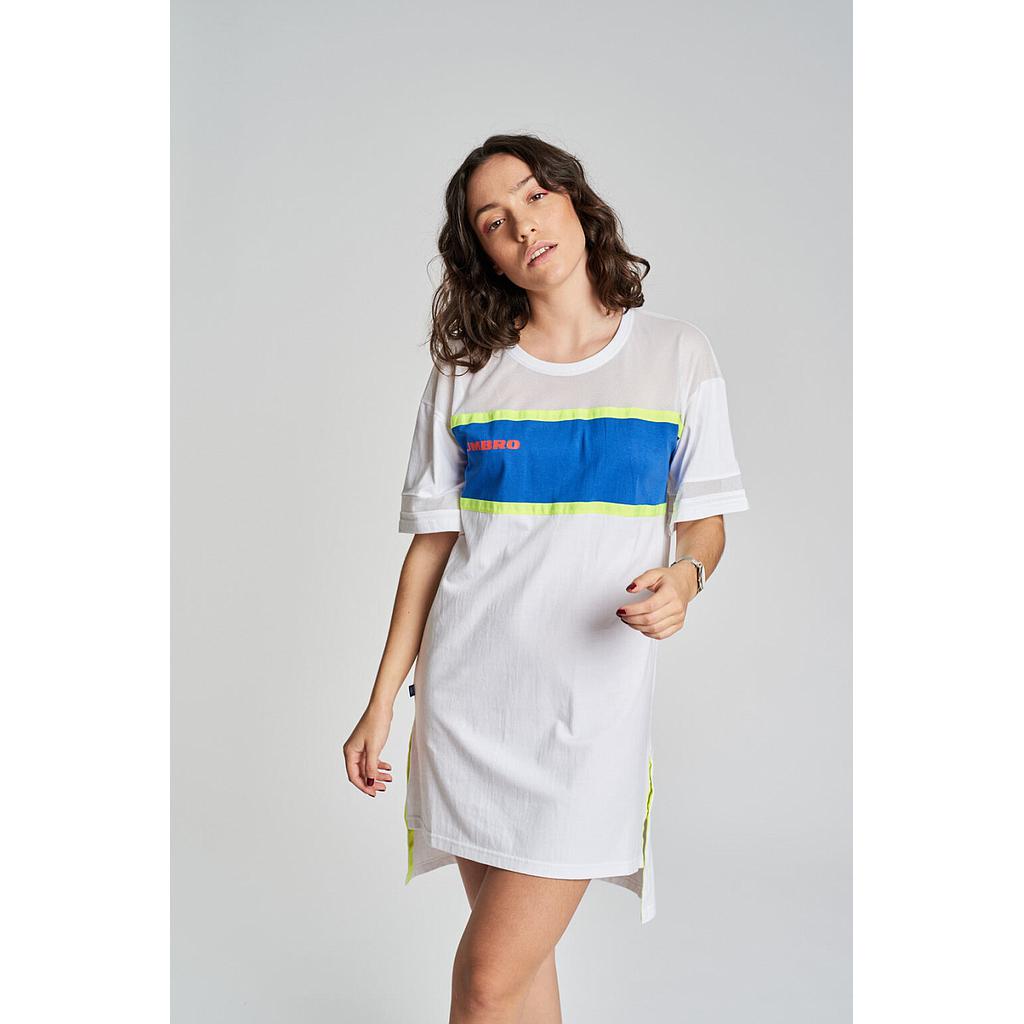 Vestido Umbro Alto Dress Bright White / Safety Yellow / Electric Blue