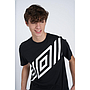 FW DIAMOND SASH GRAPHIC TEE BLACK