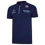 WILLIAMS RACING MEDIA POLO MEDIEVAL BLUE / BRILLIANT WHITE