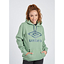 FW LARGE LOGO HOODIE GREY MARL / BLACK (copia)