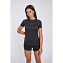 Camiseta Umbro Pro Training Marl Poly Tee - Womens - Black Marl