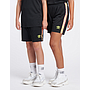 Short Umbro Axis Knit Short - JNR - Black / Safety Yellow / Knockout Pink