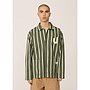 YMC Striped Refs Jacket Rain Forest / Cannoli Cream