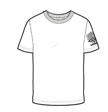 Camiseta Umbro FW Terrace Graphic Tee Brilliant White