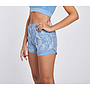 Short Umbro Pro Training Printed Hybrid Short - Womens - Allure / Silver Gray
